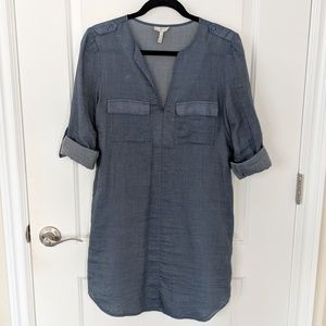 Joie Chambray Shirt Dress (XS)